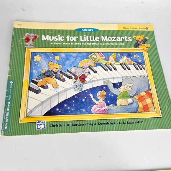 Alfred Music for Little Mozart Piano Learning Prep Level 2 Lesson Workbook Lot 2 - Picture 2 of 13